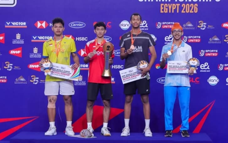 Indonesia Raih Dua Emas dan Total Empat Medali di Kejuaraan Dunia Bulu Tangkis Junior 2026, BNI Apresiasi Pembinaan PBSI