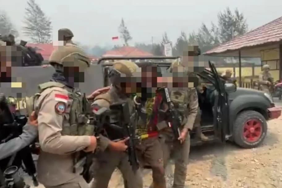 Satgas Damai Cartenz Tangkap DPO Pembakaran Kamp PT Unggul di Puncak Papua, Terduga Anggota KKB Terancam 9 Tahun Penjara