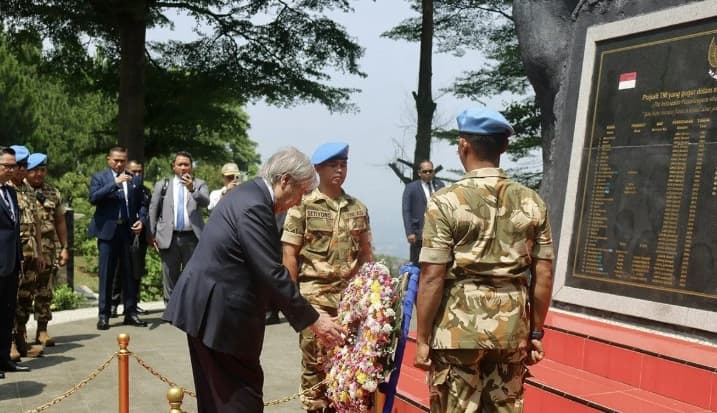 Sekjen PBB Guterres Apresiasi Peran Indonesia dalam Misi Perdamaian Dunia