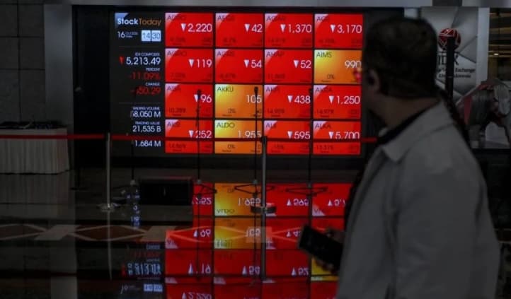IHSG Dibuka Melemah 16,45 Poin ke Level 4.980 pada Selasa Pagi, Indeks LQ45 Justru Menguat 0,74 Persen