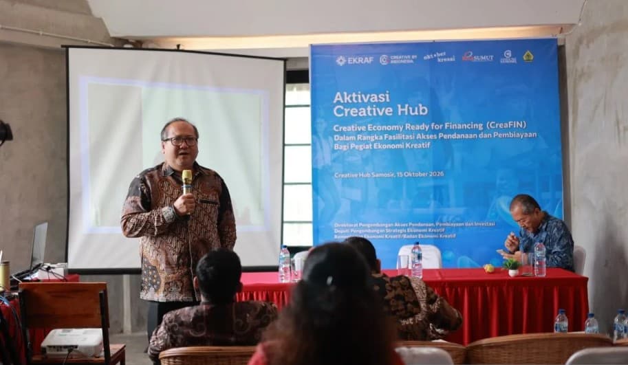 Kemenekraf Perkuat Akses Pembiayaan Pelaku Ekonomi Kreatif melalui Program CreaFIN di Samosir