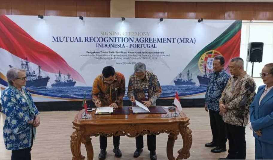 Indonesia dan Portugal Sepakati Pengakuan Sertifikasi Awak Kapal Perikanan, Peluang Kerja WNI Terbuka