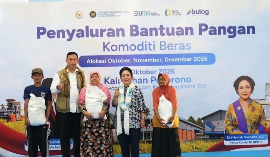 Bulog dan Komisi IV DPR Luncurkan Bantuan Beras Tahap III hingga Desember 2026, DIY Dapat 15,6 Juta Kilogram
