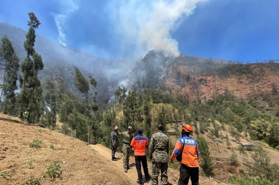 Lima Relawan Gugur Saat Tangani Karhutla di Bromo, BNPB Imbau Penutupan Jalur Pendakian Sejumlah Gunung
