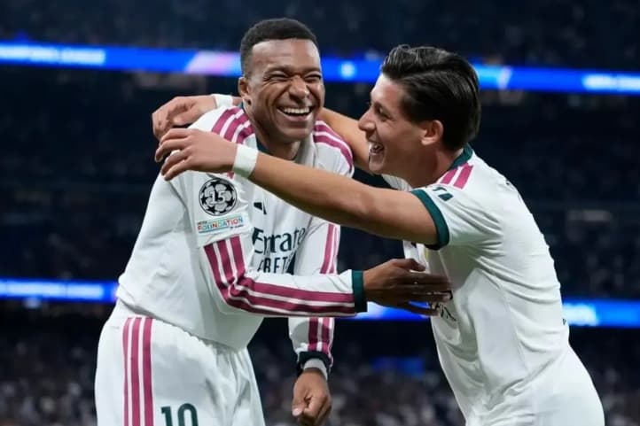 Real Madrid Hajar RB Leipzig 4-1 di Liga Champions, Mbappe dan Arda Guler Cetak Gol
