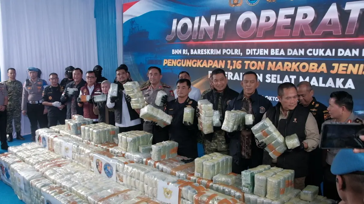 Bea Cukai Gagalkan Pengangkutan 1,16 Ton Ketamin di Sumut