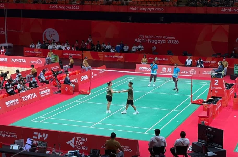 Leani Ratri Oktila dan Hikmat Ramdani Raih Emas Para Bulu Tangkis Asian Para Games 2026 Usai Taklukkan India