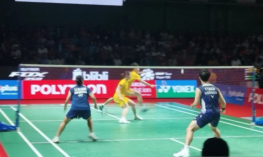 Varrel/Wardana Gagal ke Final Indonesia Masters 2026 Usai Kalah Dramatis dari Ganda Campuran China