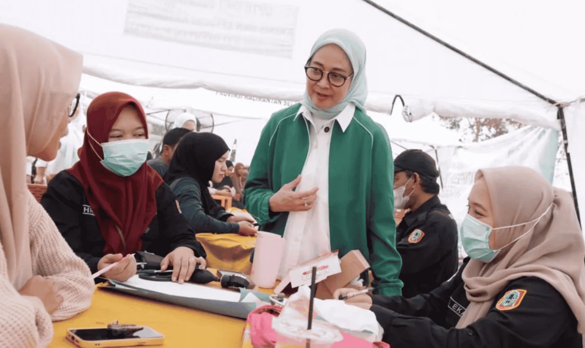 Rustini Muhaimin Apresiasi Posko Kesehatan PKB Kalsel untuk Korban Karhutla, Dorong Perluasan Layanan bagi Warga