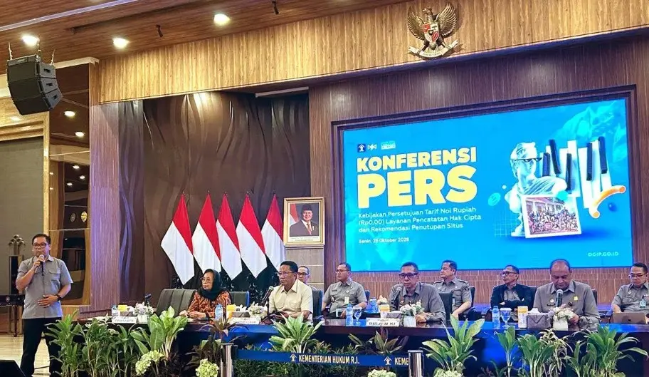Pemerintah Gratiskan 19 Layanan Hak Cipta Mulai November 2026, Berlaku Permanen untuk Berbagai Karya