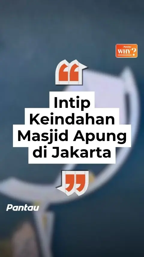 INTIP KEINDAHAN MASJID APUNG DI JAKARTA
