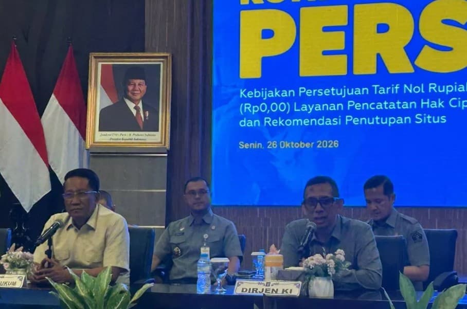 DJKI Ajak Kreator Manfaatkan Pencatatan Hak Cipta Gratis Rp0, Berlaku untuk Seluruh Jenis Karya