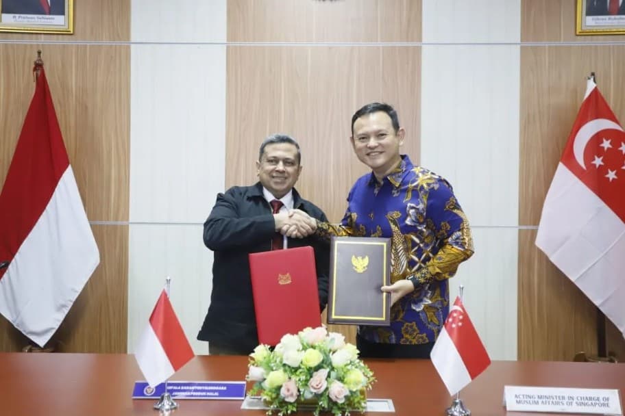Indonesia dan Singapura Perkuat Kerja Sama Sertifikasi Halal, Sepakati Pengakuan Sertifikat untuk Produk Ekspor