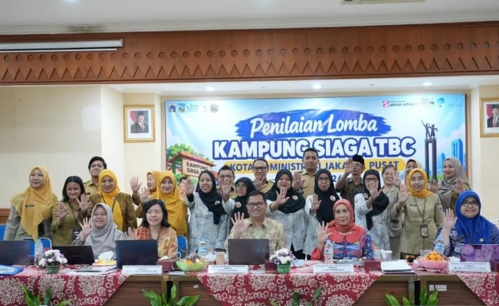Pemkot Jakarta Pusat Nilai Kampung Siaga TBC di Delapan Kecamatan, Tiga RW Terbaik Lanjut Verifikasi Lapangan