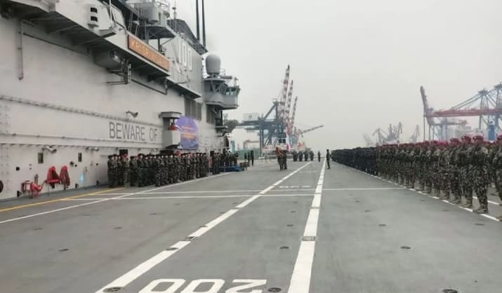 TNI AL Gelar Upacara Sumpah Pemuda di KRI Sriwijaya-100, KSAL Tekankan Semangat Persatuan Nusantara