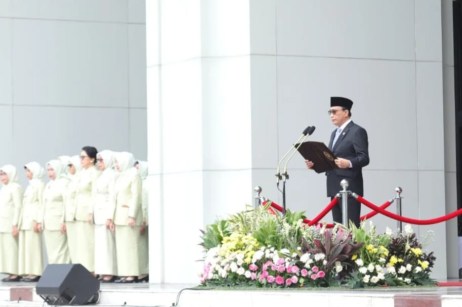 Mahkamah Agung Gelar Upacara Hari Sumpah Pemuda ke-98, Ketua MA Sunarto Pimpin Pembacaan Pancasila