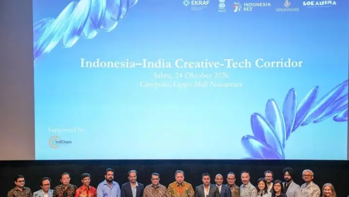 Indonesia dan India Bangun Koridor Industri Kreatif Berbasis AI, Targetkan Karya Bersama Tayang di WAVES 2027