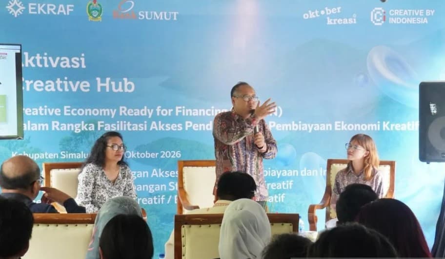 Kemenekraf Perkuat Akses Pembiayaan UMKM Lewat CreaFIN, 50 Pelaku Ekonomi Kreatif di Simalungun Dibekali