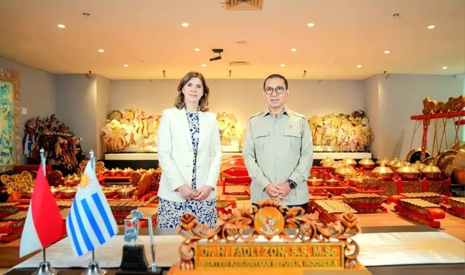 Indonesia dan Uruguai Perkuat Kerja Sama Kebudayaan, Fadli Zon Teken MoU Pertukaran Seniman hingga Film