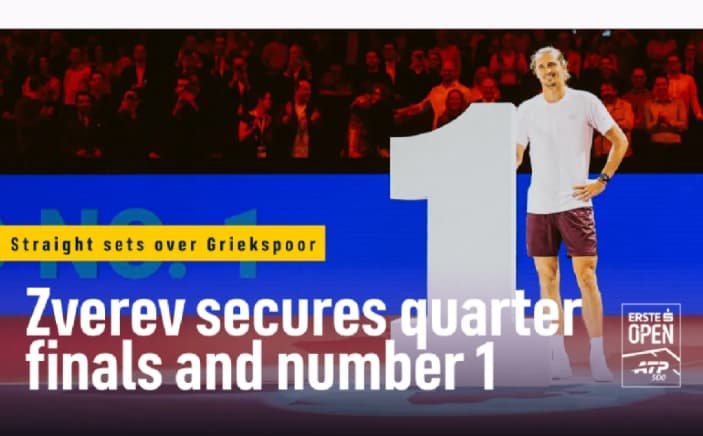 Alexander Zverev Geser Jannik Sinner dari Puncak Ranking ATP, Cetak Sejarah Jadi Petenis Nomor Satu Dunia