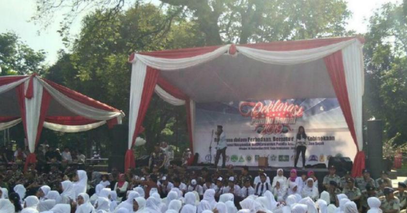 Aliansi Masyarakat Indonesia Gelar Deklarasi Damai  di Tugu Proklamasi