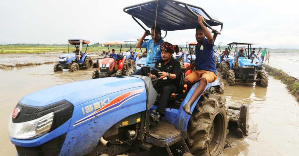 Diguyur Hujan, Mentan SYL Tinjau Food Estate Sumba Tengah