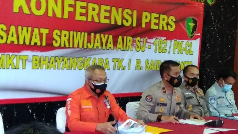 Senin Sore, RS Polri Terima 53 Sampel DNA Keluarga Korban Sriwijaya Air SJ182