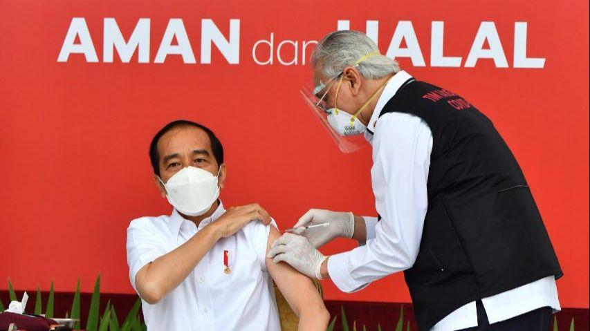 Presiden Jokowi: Vaksinasi Adalah Bentuk Ikhtiar untuk Keluar dari Pandemi