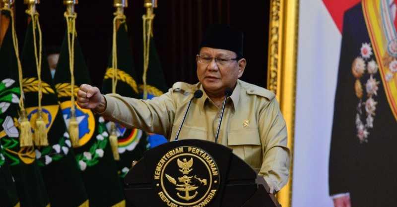 Menteri Prabowo Sampaikan Sembilan Kebijakan Pertahanan Negara di Rapim