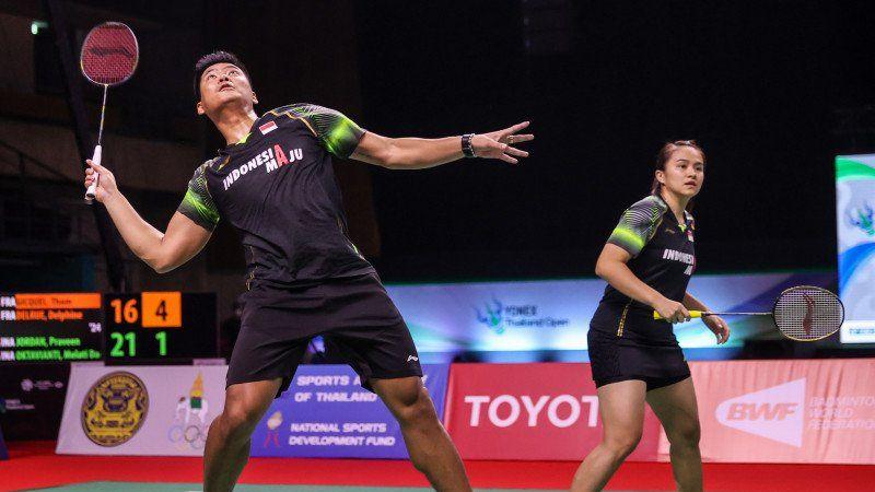 Keok di Partai Puncak, Praveen/Melati Jadi Runner Up Thailand Open 2021