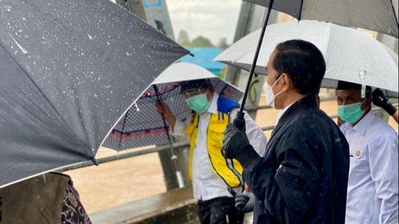 Presiden Jokowi Sebut Banjir Kalsel Jadi yang Pertama Sejak 50 Tahun Terakhir