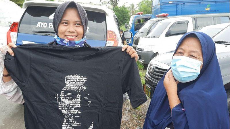 Presiden Jokowi Datang, Warga Kalsel pun Senang