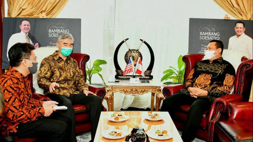 Terima Dubes AS untuk Indonesia, Bamsoet Dorong Kerja Sama Kendaraan Listrik