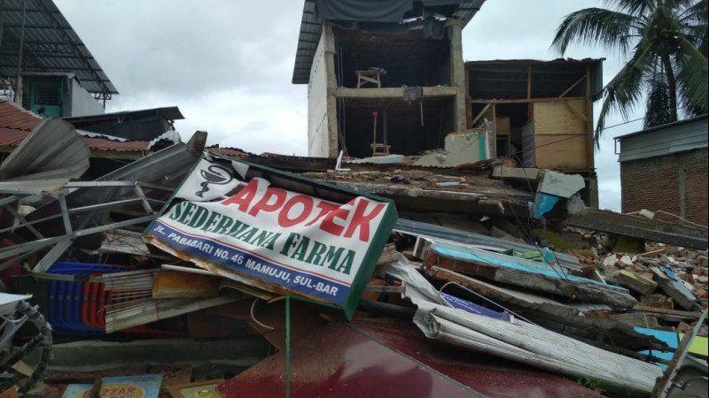 Data Sementara Basarnas: 90 Orang Meninggal Akibat Gempa Sulbar