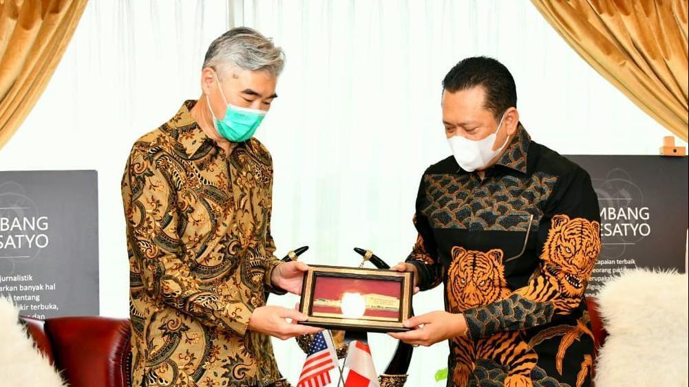 Terima Dubes Amerika Serikat untuk Indonesia, Bamsoet Dorong Kerja Sama Pengadaan Vaksin Covid-19