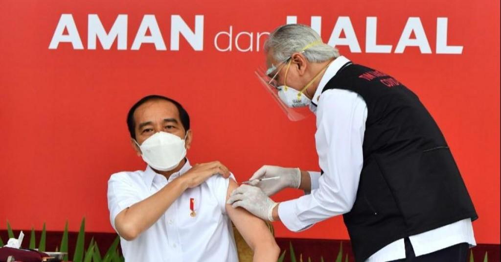Jalani Vaksinasi Tahap Kedua, Presiden: Tidak Terasa Hanya Pegal Pegal