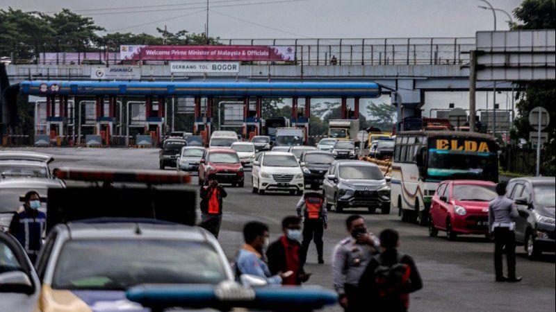 Ganjil Genap Bogor, 3.200 Kendaraan Diminta Putar Balik di Pintu Tol Baranangsiang