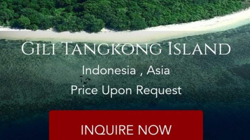 Geger! Gili Tangkong di Lombok Dijual di Situs Online
