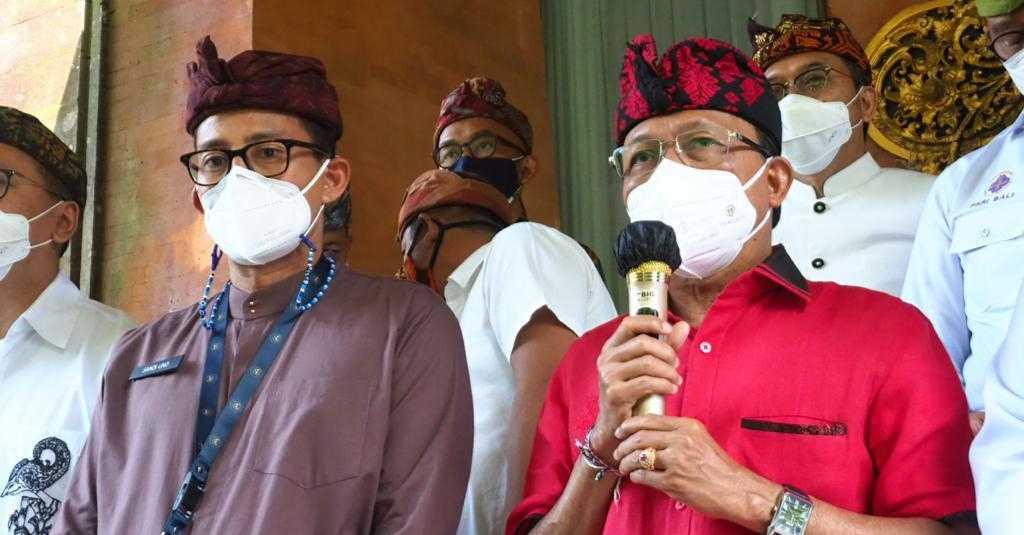 Menparekraf Bahas Tindak Lanjut Program Pinjaman Lunak Bagi Pelaku Parekraf di Bali