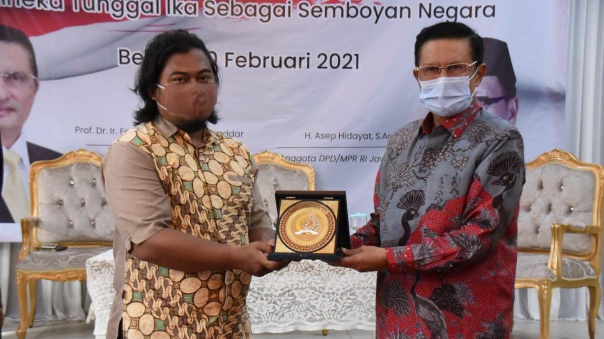 Sosialisasi Empat Pilar MPR di Bekasi, Fadel Muhammad Berpesan Masyarakat Jaga Persatuan dan Tingkatkan Imun