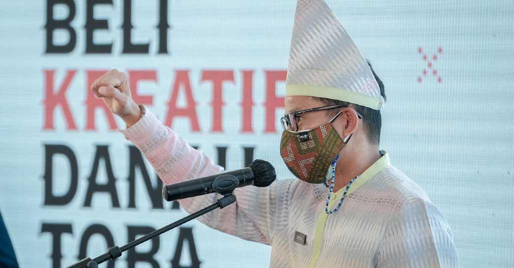 Menparekraf Dorong Masyarakat Bangga Produk Lokal Melalui #BeliKreatifDanauToba