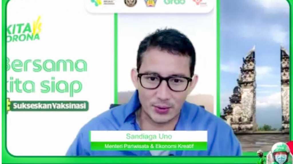 Menparekraf Berharap Vaksinasi Pertama di Bali Percepat Pemulihan Sektor Pariwisata