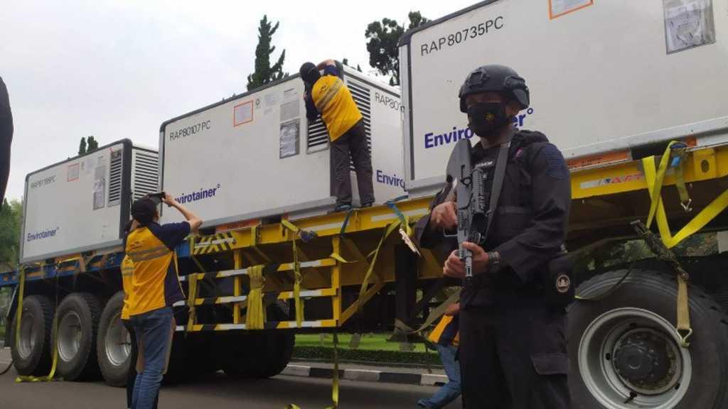 Indonesia Kembali Terima 10 Juta Bahan Baku Vaksin Sinovac