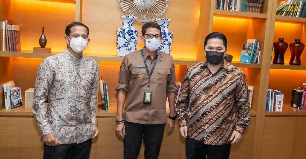 Menparekraf Ajak Mendikbud dan Menteri BUMN Bahas Infrastruktur Pariwisata