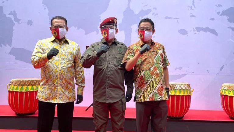 Hadiri Vaksinasi Covid-19 Alumni KSA XIII Lemhanas, Bamsoet Harap Target Indonesia Bebas Korona Agustus 2021 Bisa Tercapai