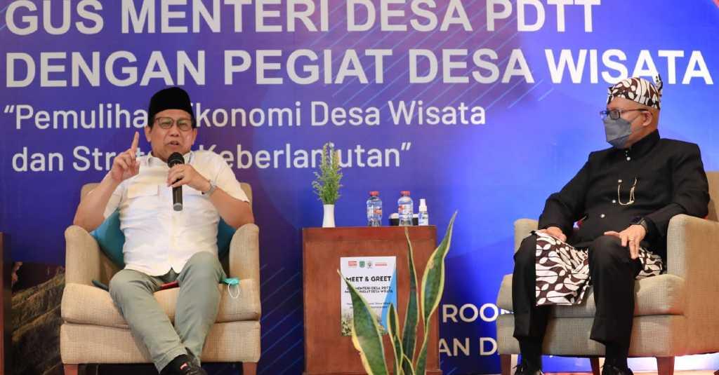 Gus Menteri Imbau Pengelola Desa Wisata Lebih Kreatif dan Aktif di Media Sosial
