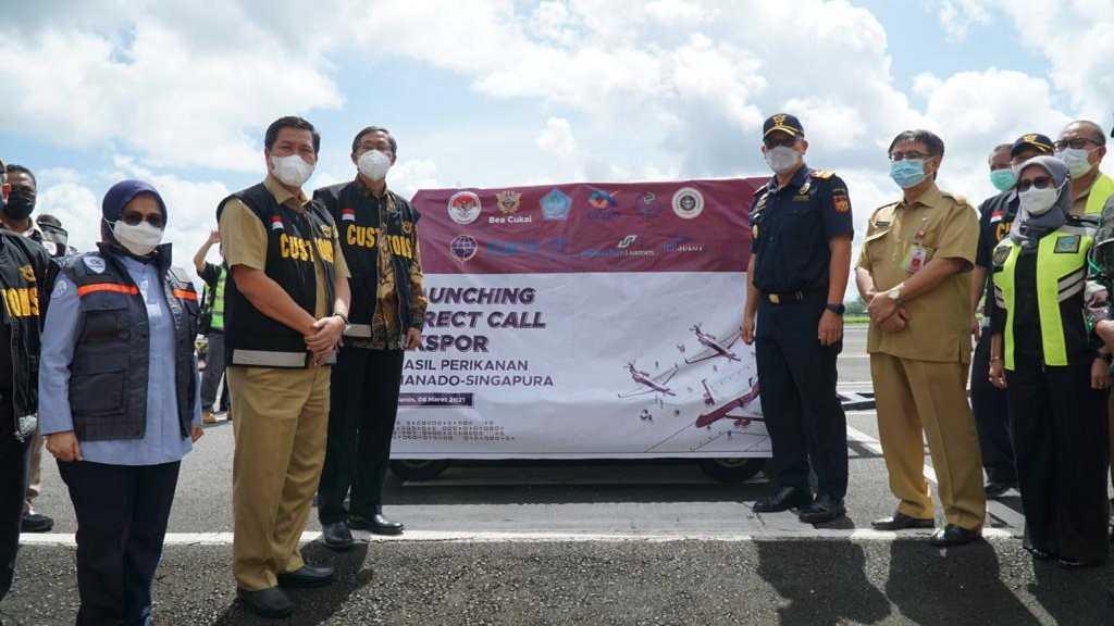 Bea Cukai Sulut Launching Direct Call Ekspor Langsung dari Manado ke Singapura