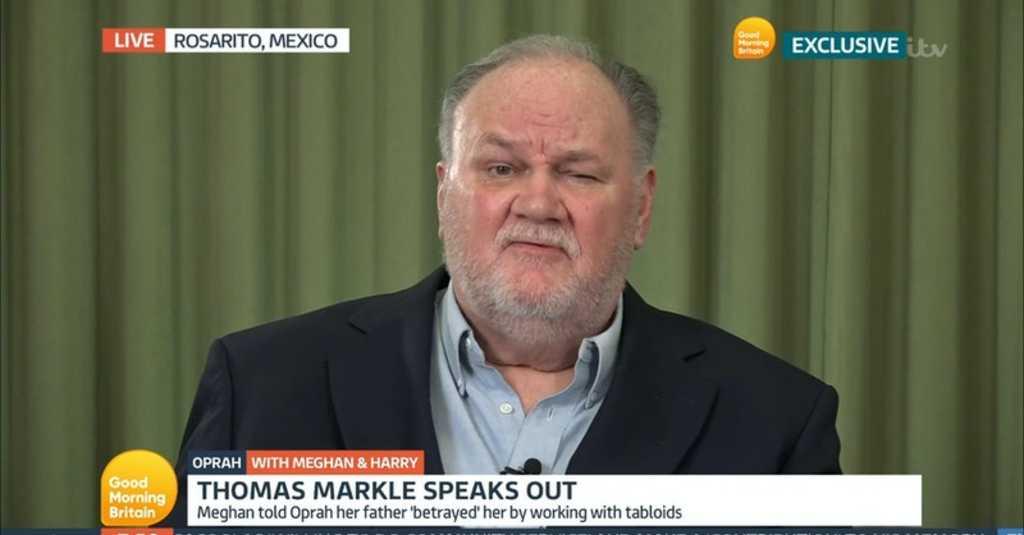 Thomas Markle Sebut Pengakuan Meghan Markle Soal Kerajaan Inggris Rasis Hanya Omong Kosong