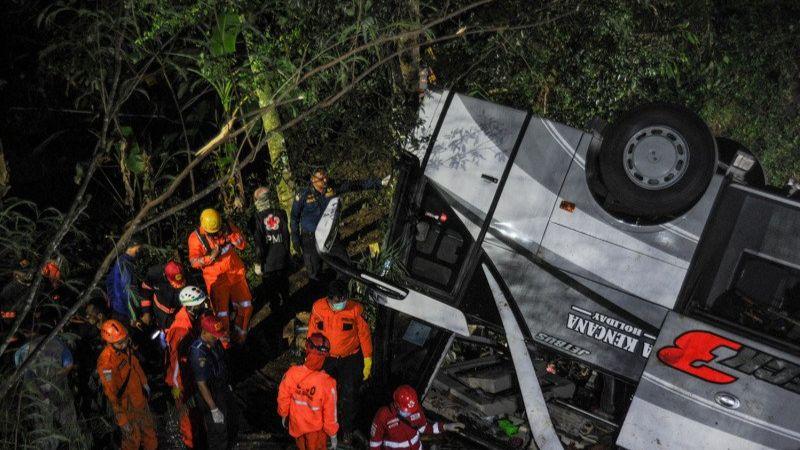 Dishub Sebut Pagar Pengaman di Lokasi Kejadian Tak Kuat Menahan Beban Bus