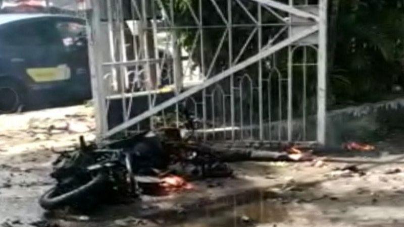 Bom Bunuh Diri Terjadi Depan Gereja di Makassar, Potongan Tubuh Terduga Pelaku Berserakan